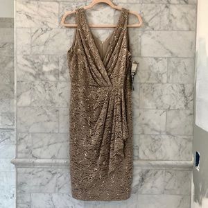 NWT Ursula Sleeveless Cocktail Dress Sequined Sz10